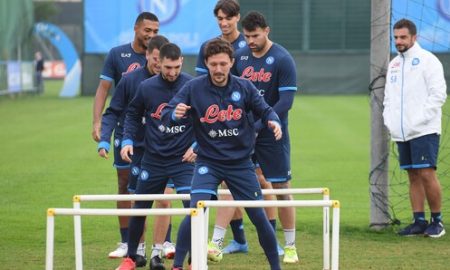 napoli allenamento report