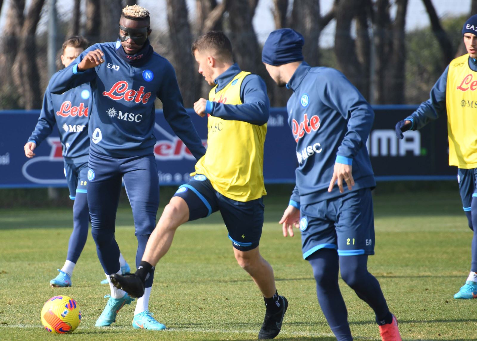 allenamento napoli report ufficiale