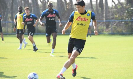 napoli allenamento report